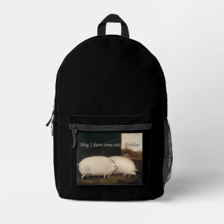Darf ich etwas Hafer haben, Bruder Bedruckter Rucksack