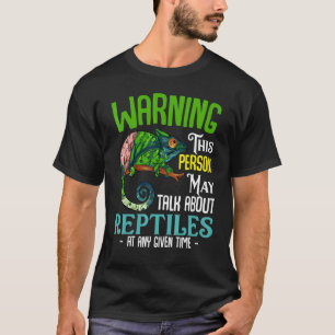 Darf Reptilien Schlangenarten Besitzer Echse spr T-Shirt