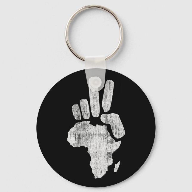 Darfur Africa Peace hand Schlüsselanhänger (Vorderseite)