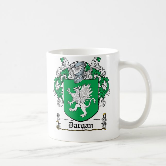 Dargan Familienwappen Kaffeetasse (Rechts)