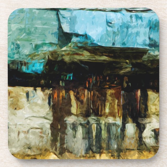 Dargestellter Felsen-Staatsangehöriger Lakeshore Untersetzer (Vorderseite)