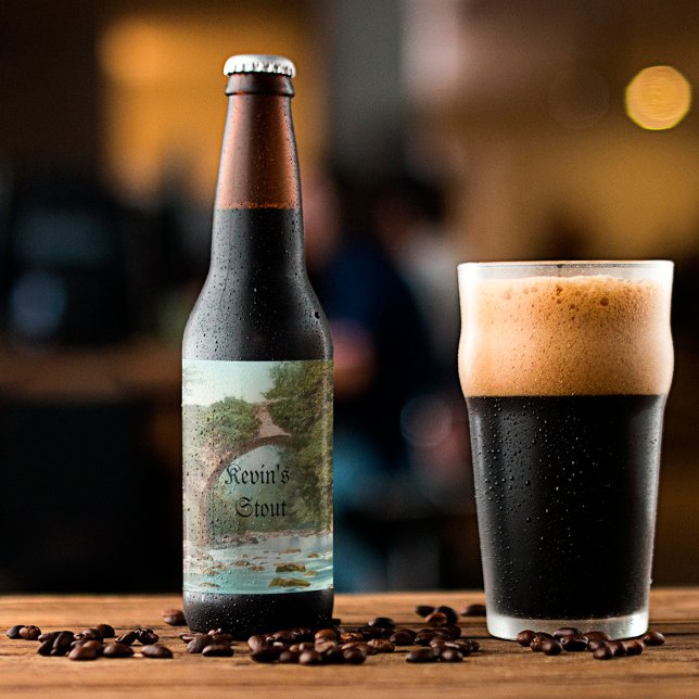 Dargle Bridge in Irland Personalisiert Bierflaschenetikett (Von Creator hochgeladen)