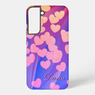 Daria - Benutzerdefinbare Vorlage, schöne Farben Samsung Galaxy Hülle