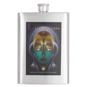 Daria Cyborg Queen 8oz Steel Flask Flachmann