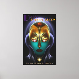 Daria Cyborg Queen Canvas Print Leinwanddruck
