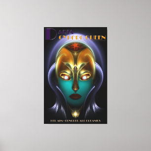 Daria Cyborg Queen Canvas Print Leinwanddruck