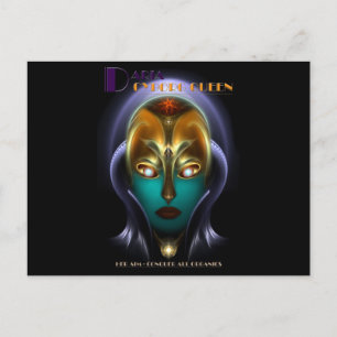 Daria Cyborg Queen Postkarte