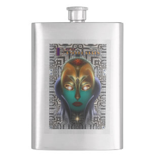 Daria Cyborg Queen Tech 8oz Classic Flask Flachmann