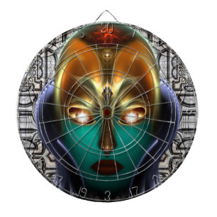 Daria Cyborg Queen Tech Dartscheibe