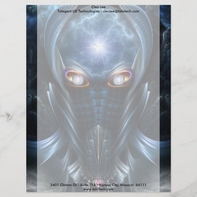 Darian Warrior Briefkopf (Vorderseite)