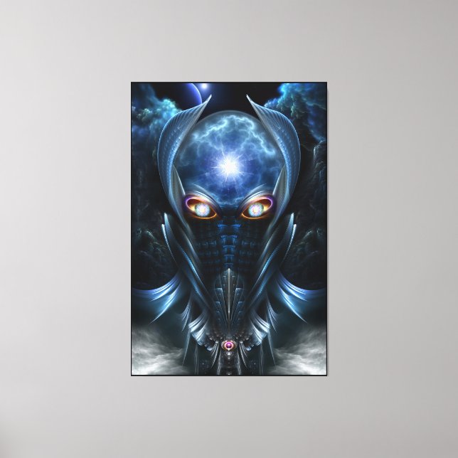 Darian Warrior Canvas Print Leinwanddruck (Vorderseite)