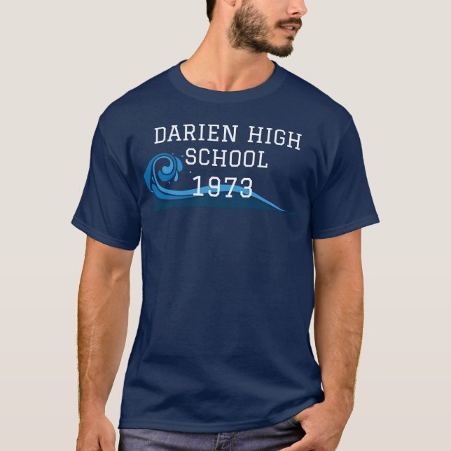 Darien Connecticut 50. Wiedersehen T-Shirt (Vorderseite)