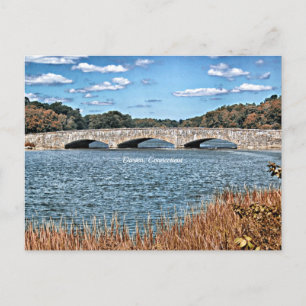 Darien, Connecticut Postkarte
