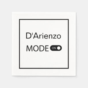 D'Arienzo Mode lustiger Tanguero Tango Tänzer Milo Serviette