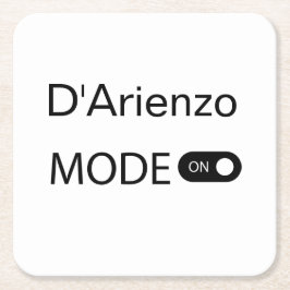 D'Arienzo-Modus lustig Tanguero Tango Tänzer Milon Rechteckiger Pappuntersetzer