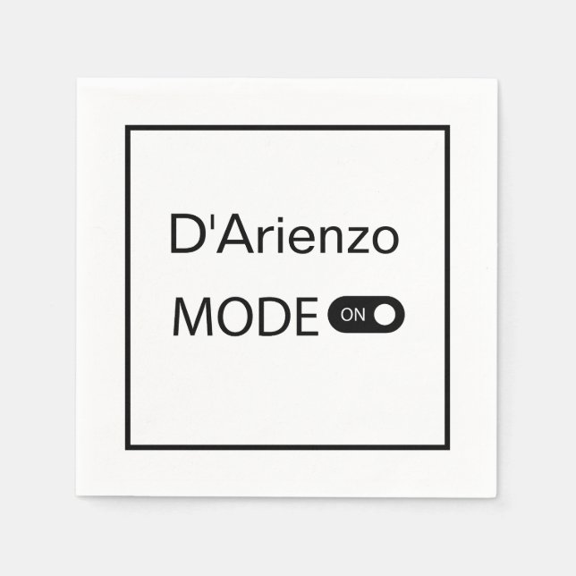 D'Arienzo-Modus lustig Tanguero Tango Tänzer Milon Serviette (Vorderseite)