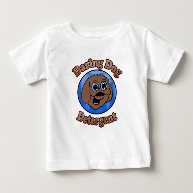 Daring Dog Detergent Baby T-shirt (Vorderseite)