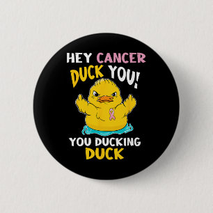 Daring Duckie - Brustkrebs-Krieger Button