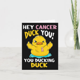 Daring Duckie - Brustkrebs-Krieger Karte