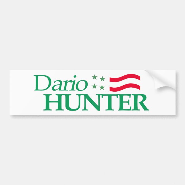 Dario Hunter 2020 Autoaufkleber (Vorne)