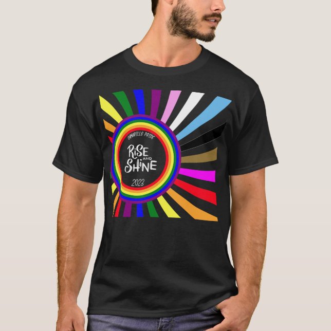 Dark 2023 Camarillo Pride Shirt (Vorderseite)