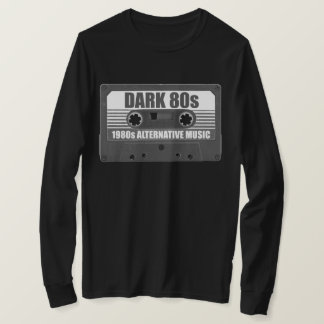 DARK 80er Cassette Tape Long Sleeve T - Shirt