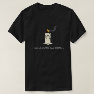 Dark Academia Ästhetik Kerzen T-Shirt 