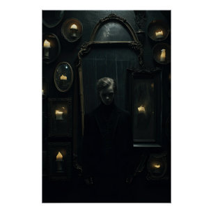 Dark Academia Ästhetisches Gotisches Design Poster