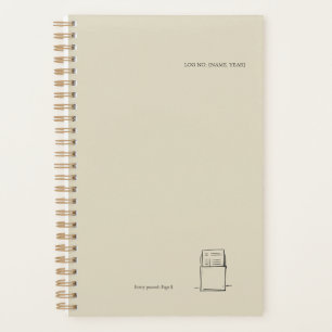Dark Academia – Bibliotheksausweis-Illustration    Planer