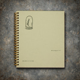 Dark Academia Botany Garden Reader Gift Planer