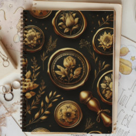 Dark Academia Briefmarke Vintag Gothic Philatelie Planer