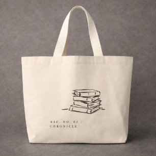 Dark Academia – Buchkunst   Geschenk für Introvert Jumbo Stoffbeutel