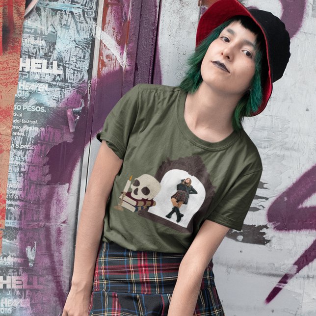 Dark Academia Graphic with Foto T-Shirt (Von Creator hochgeladen)