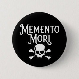 Dark Academia Memento Mori Goth emo Button