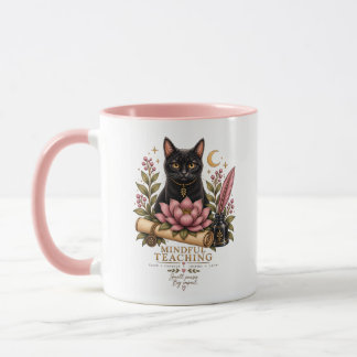 Dark Academia Teacher Mug for Her | Mindful Teachi Tasse