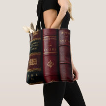 Dark Academia Vintage Antique Leather Book Spines