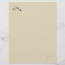 Dark Academia – Vintage Book Art | Introvert Gift Briefbogen