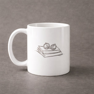 Dark Academia – Vintage-Buchkunst Geschenk für I Kaffeetasse
