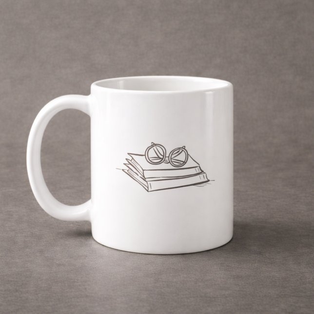 Dark Academia – Vintage-Buchkunst | Geschenk für I Kaffeetasse (Von Creator hochgeladen)