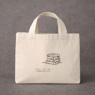 Dark Academia – Vintage Buchkunst | Geschenk für I Mini Stoffbeutel