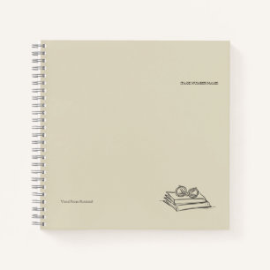 Dark Academia – Vintage Buchkunst Geschenk für I Notizbuch