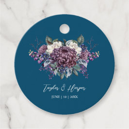 Dark Aesthetic Goth Wedding Bouquet Geschenkanhänger