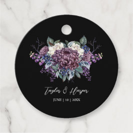 Dark Aesthetic Goth Wedding Bouquet Geschenkanhänger