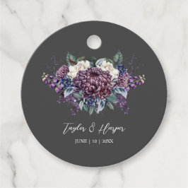 Dark Aesthetic Goth Wedding Bouquet Geschenkanhänger