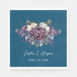 Dark Aesthetic Goth Wedding Bouquet Serviette