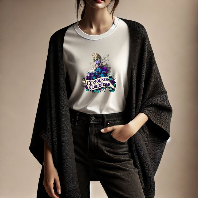 Dark Alice Curiouser and Curiouser T-Shirt (Von Creator hochgeladen)