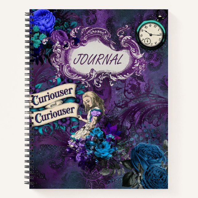 Dark Alice Journal-Notebook Notizbuch (Vorderseite)