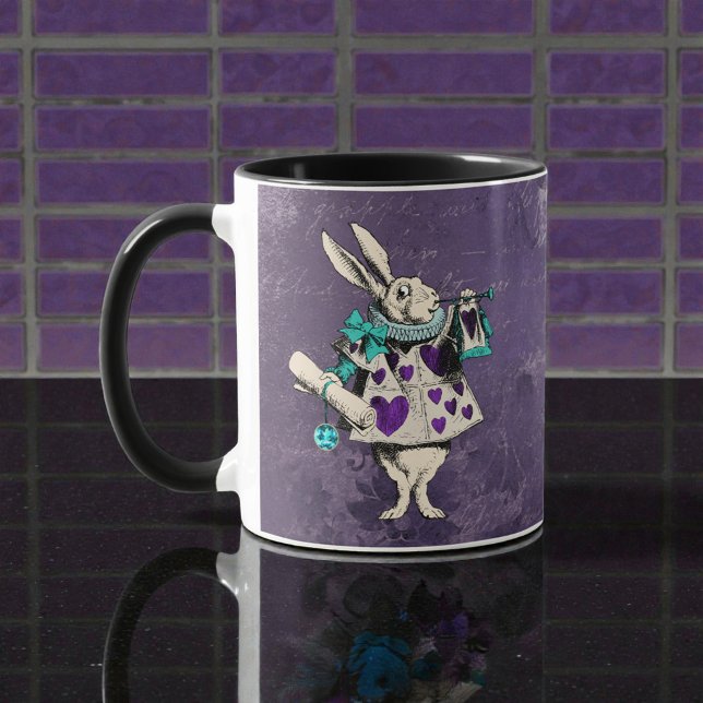 Dark Alice Rustic Deep Purple Tasse (Von Creator hochgeladen)
