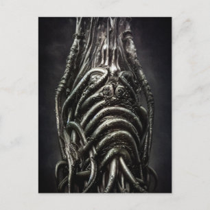 Dark Alien Statue eines antiken Eldritch-Horrors Postkarte