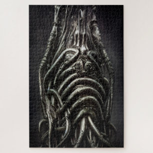 Dark Alien Statue eines antiken Eldritch-Horrors Puzzle